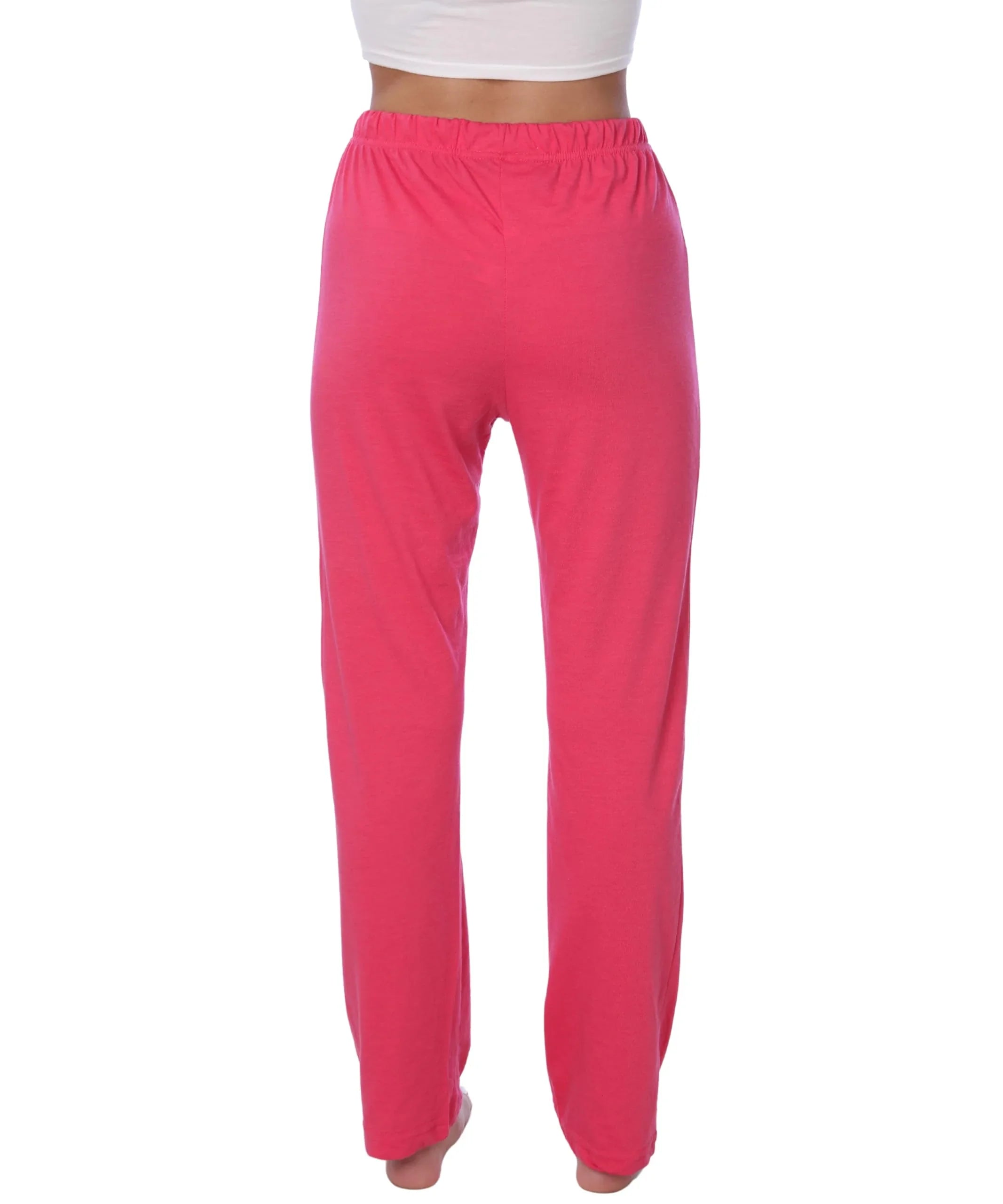 Women's Pink Cotton Long Sleeve Pajamas