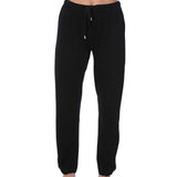 Women's Black Cotton Long Sleeve Pajamas