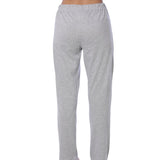 Women's Grey Cotton Long Sleeve Pajamas