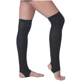 Charcoal Over Knee Socks