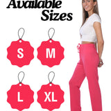 Women's Pink Cotton Long Sleeve Pajamas Size