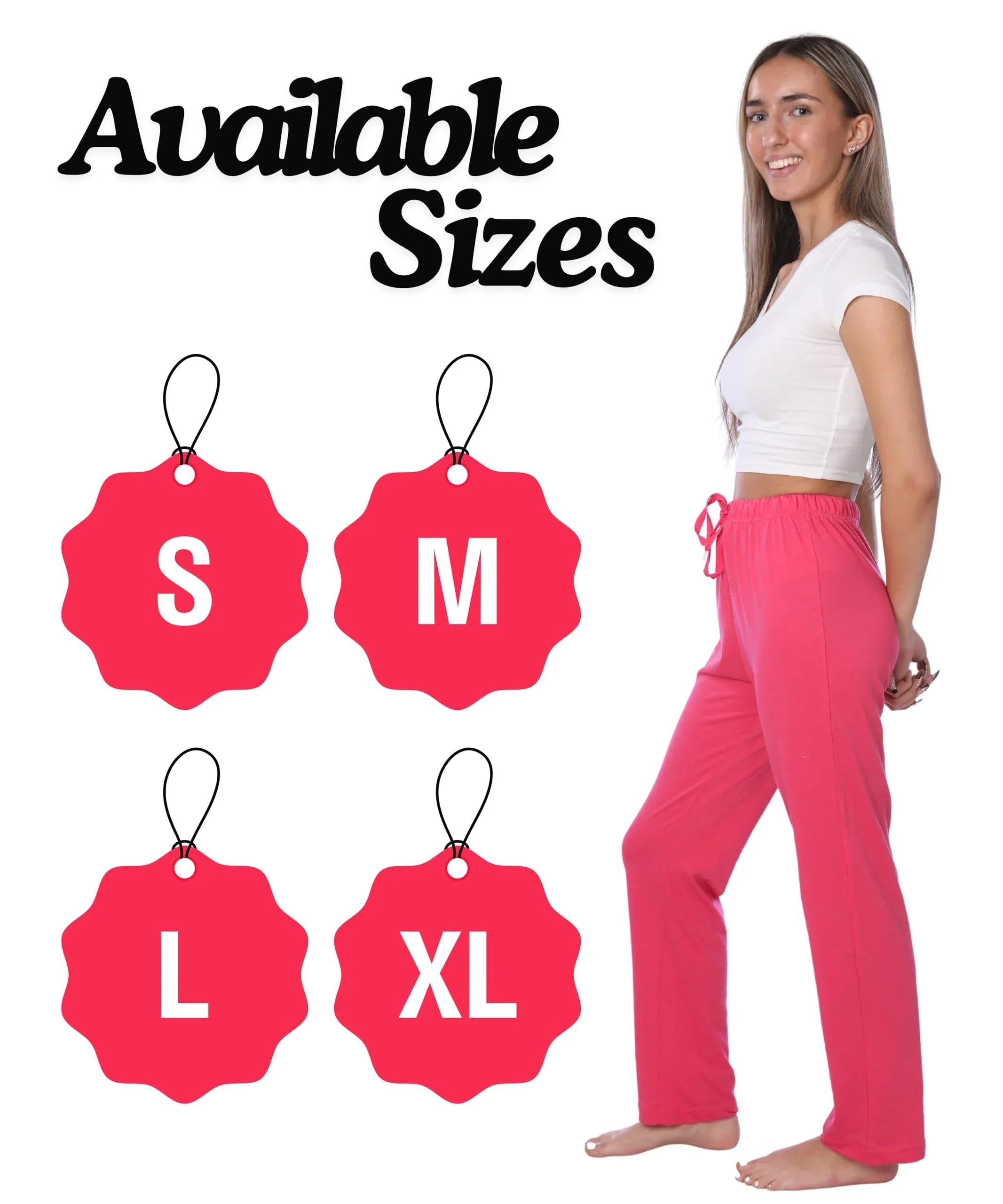 Women's Pink Cotton Long Sleeve Pajamas Size