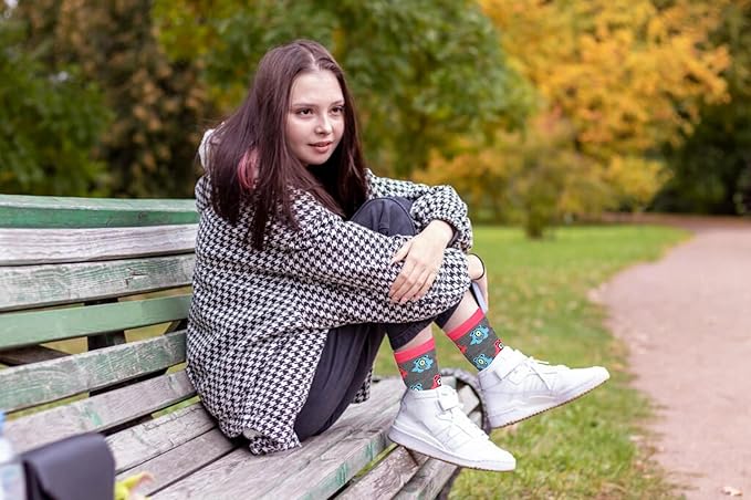 Women's Plus Size Crew Socks