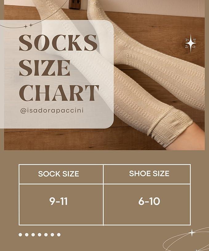 Women's 3-Pairs Dark Colored Deep Shadowy Fashion With Buttons Comfortable Winter Warm Knee High Cotton-Blend Boot Socks - Socks
