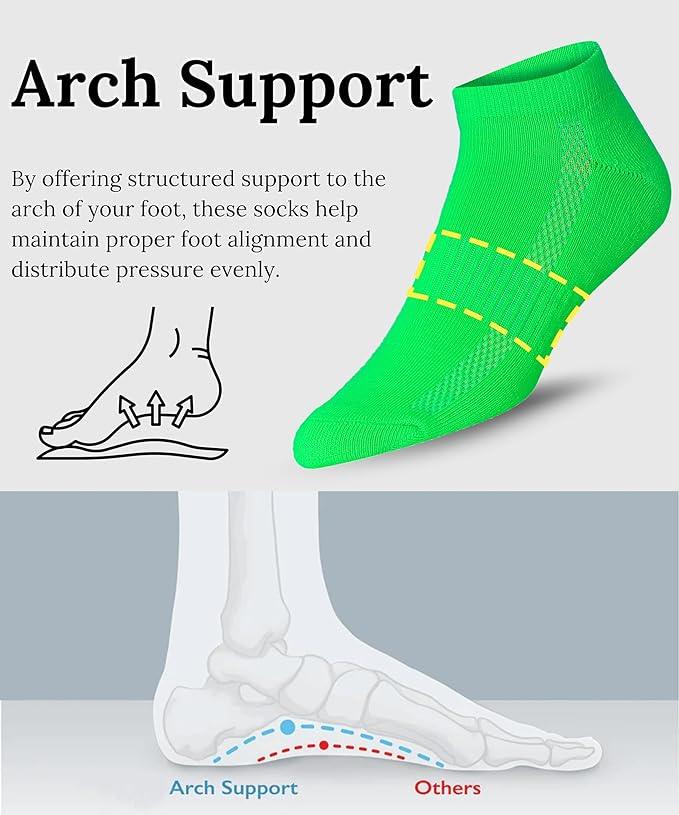 JAMES FIALLO Men's 12-Pairs Performance Low Cut Athletic Neutral Toned Minimalist Colorful Patterned Sport Socks - Socks
