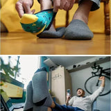 Colorful Men's Midnight Black Socks