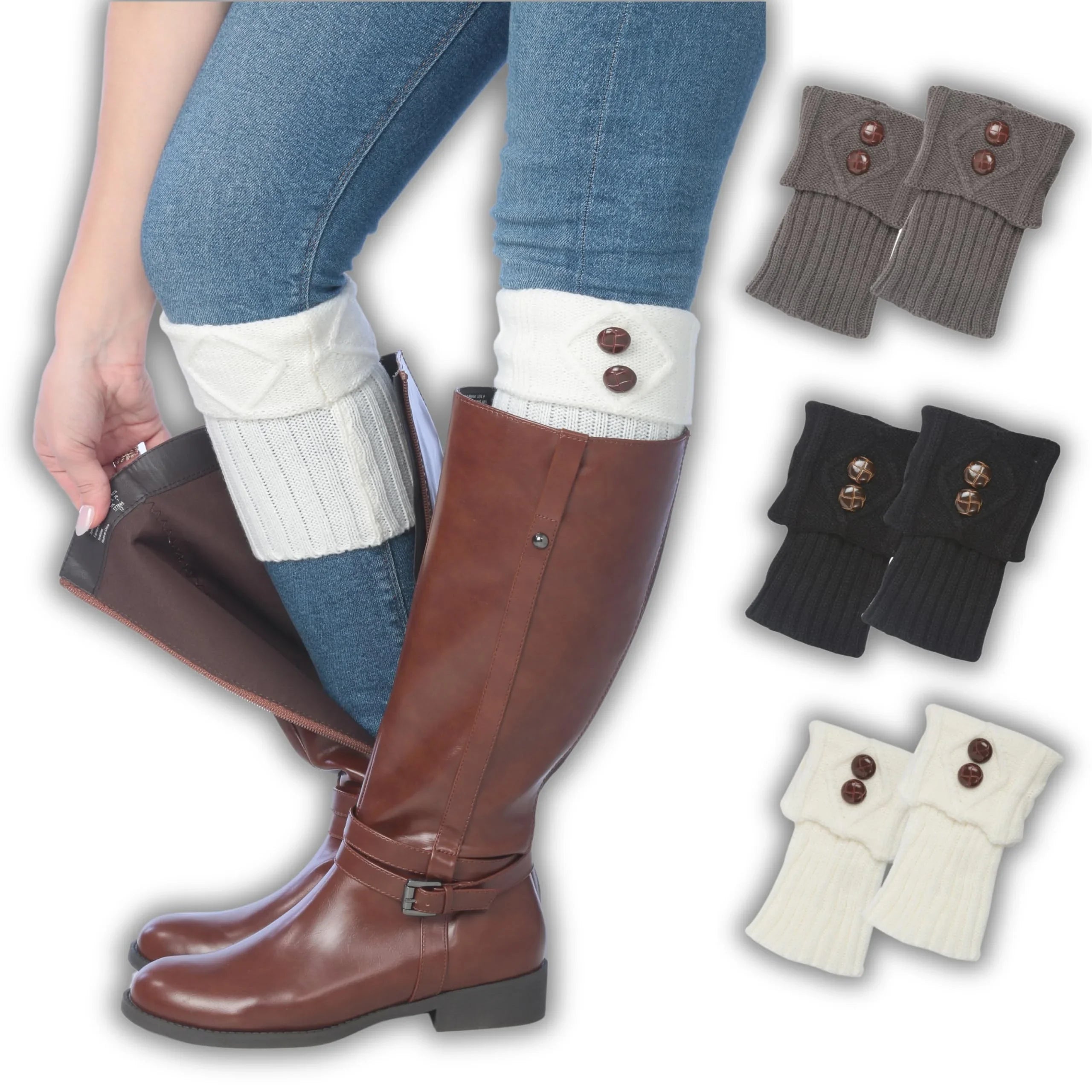 Knitted Boot Cuffs