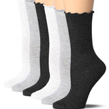 Turn-Cuff Ruffle Socks