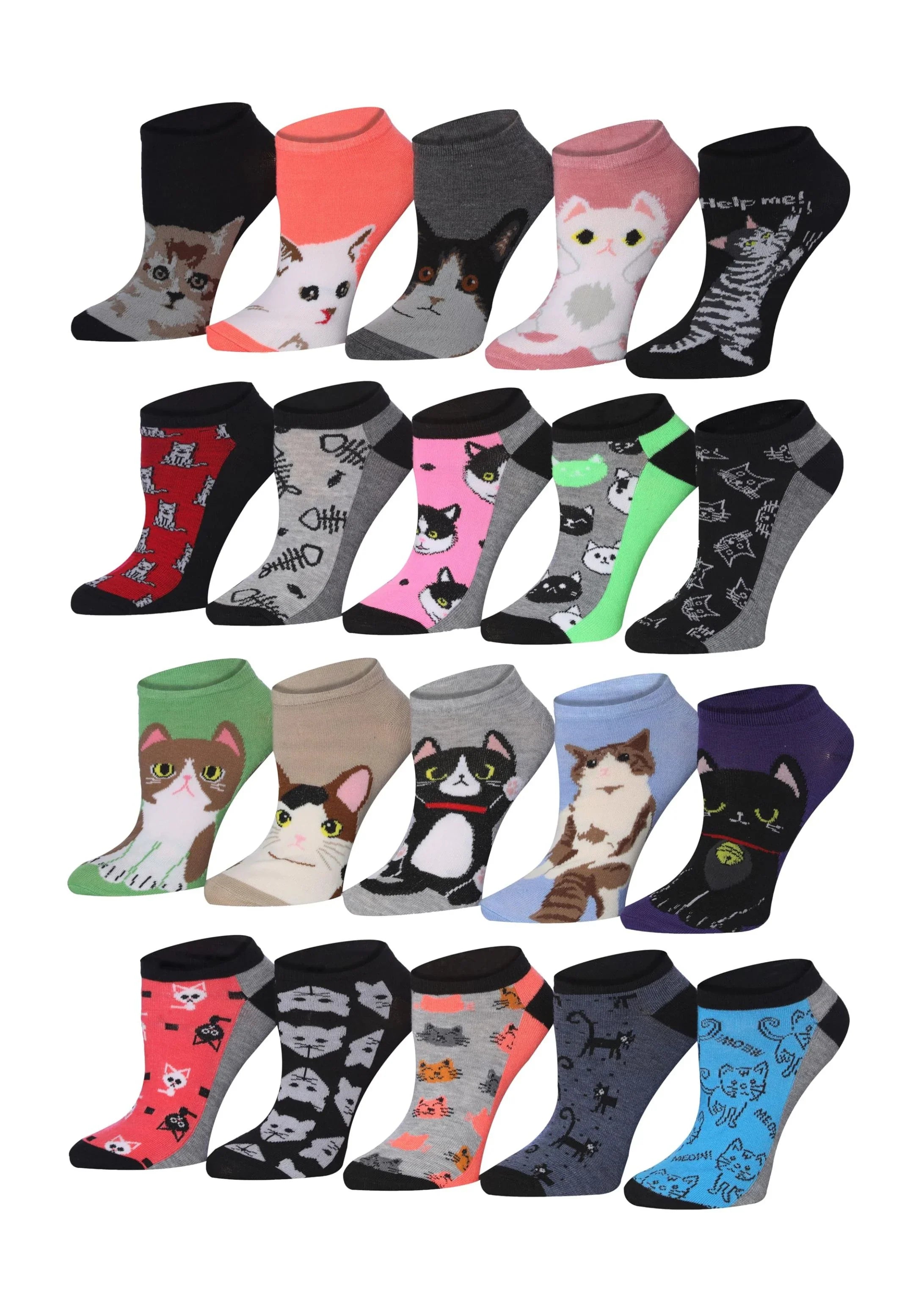 Animal No Show Socks