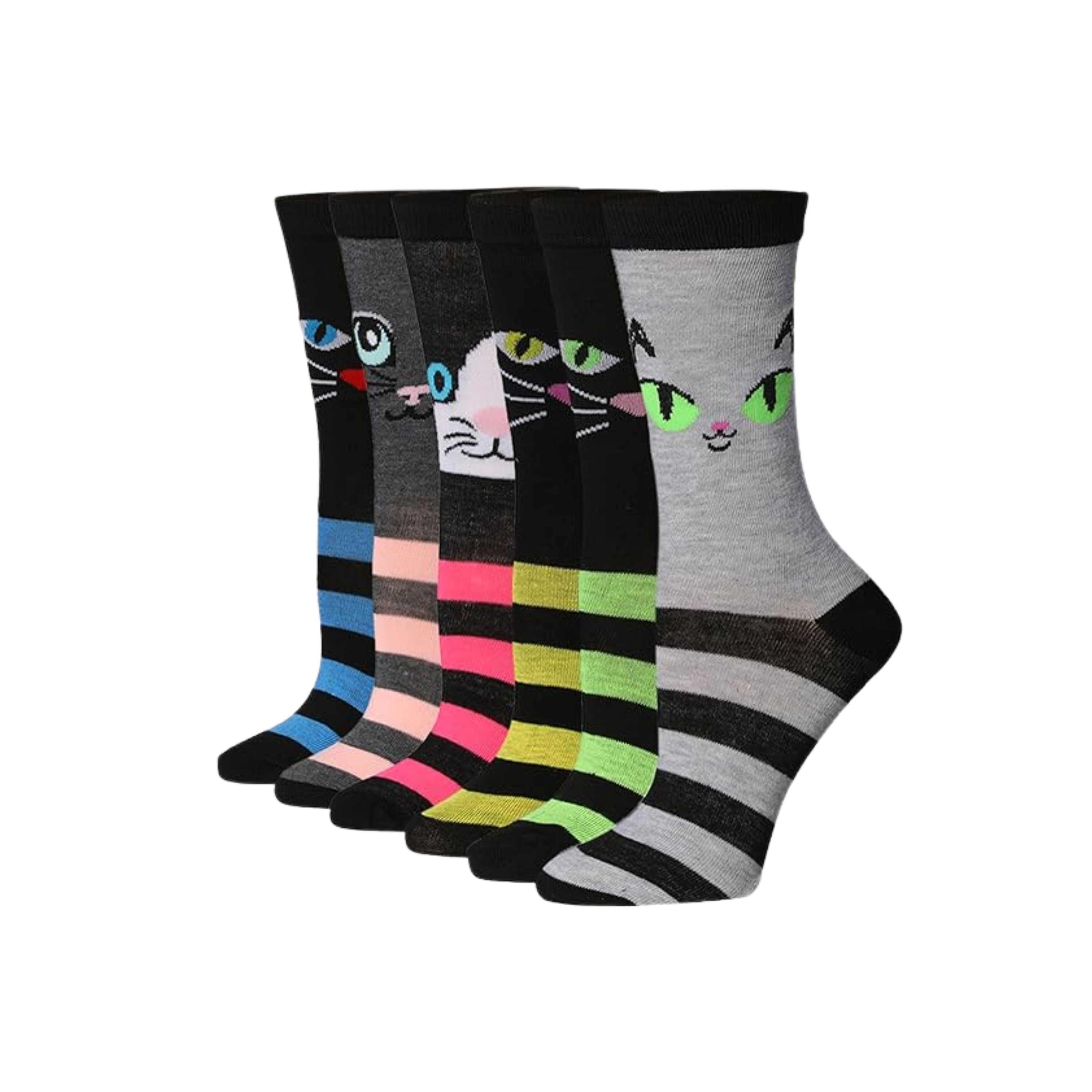 Charm Patterned Crew Socks