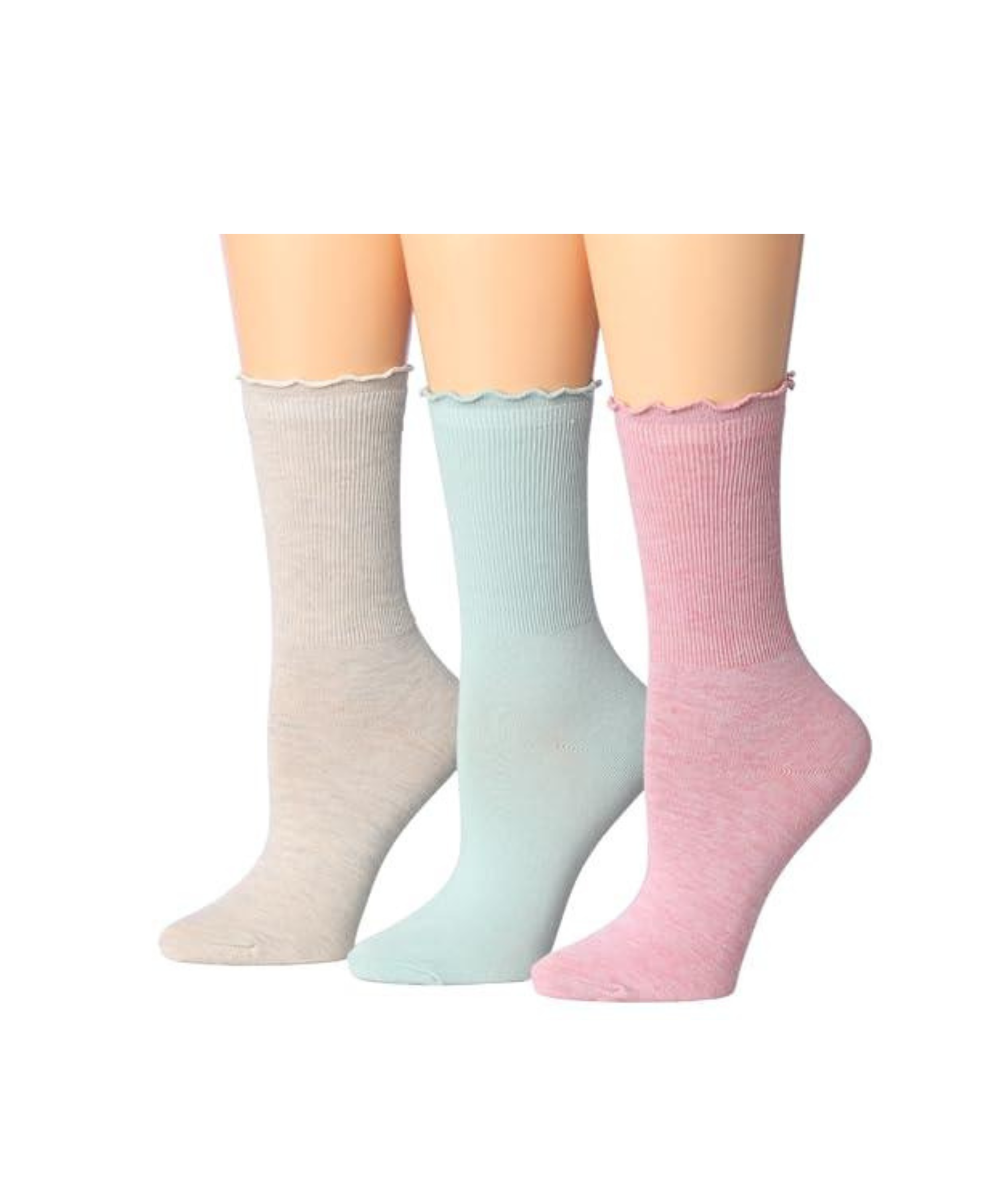 Solid Ruffle Socks