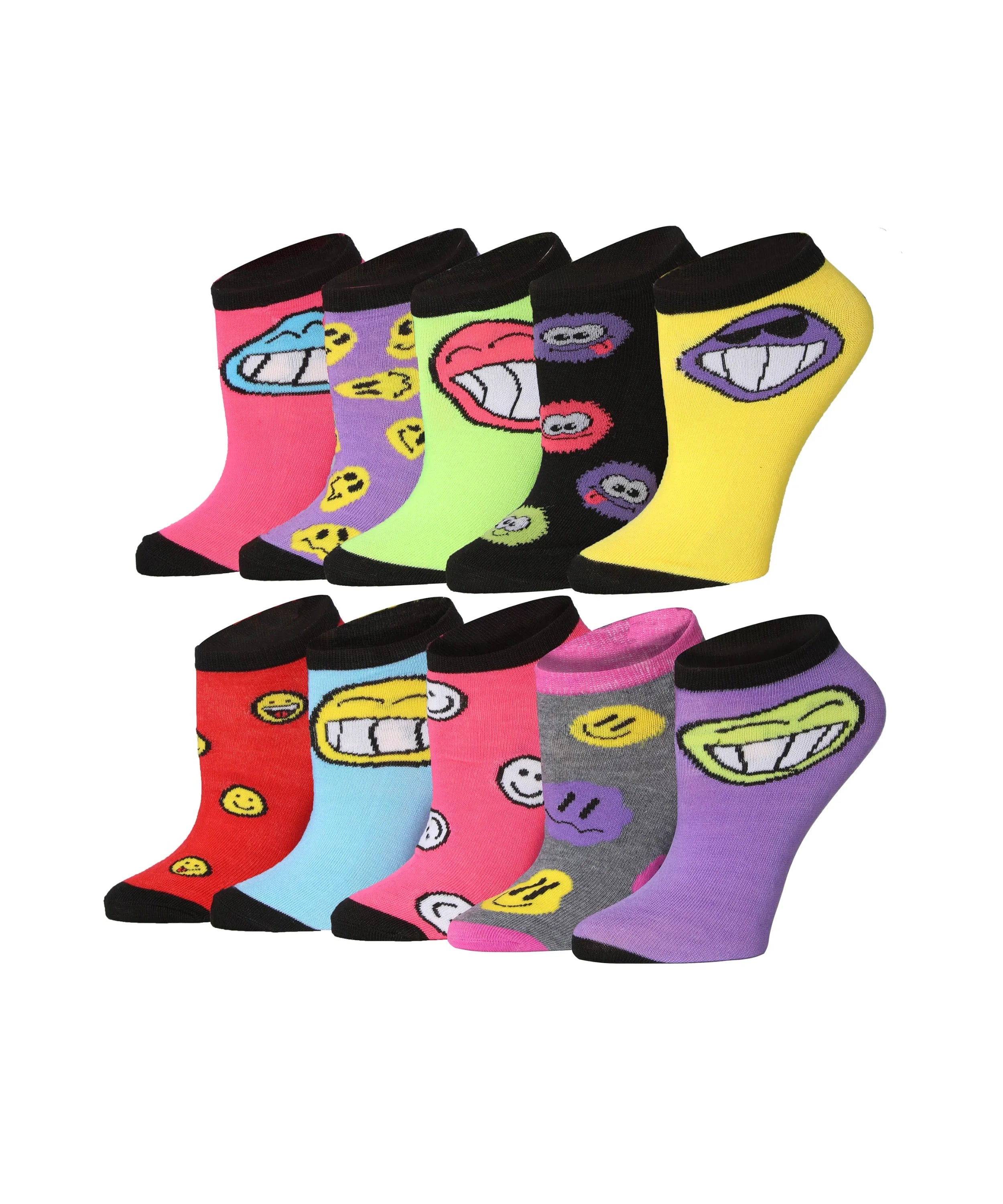 Smile Face Low Cut Socks