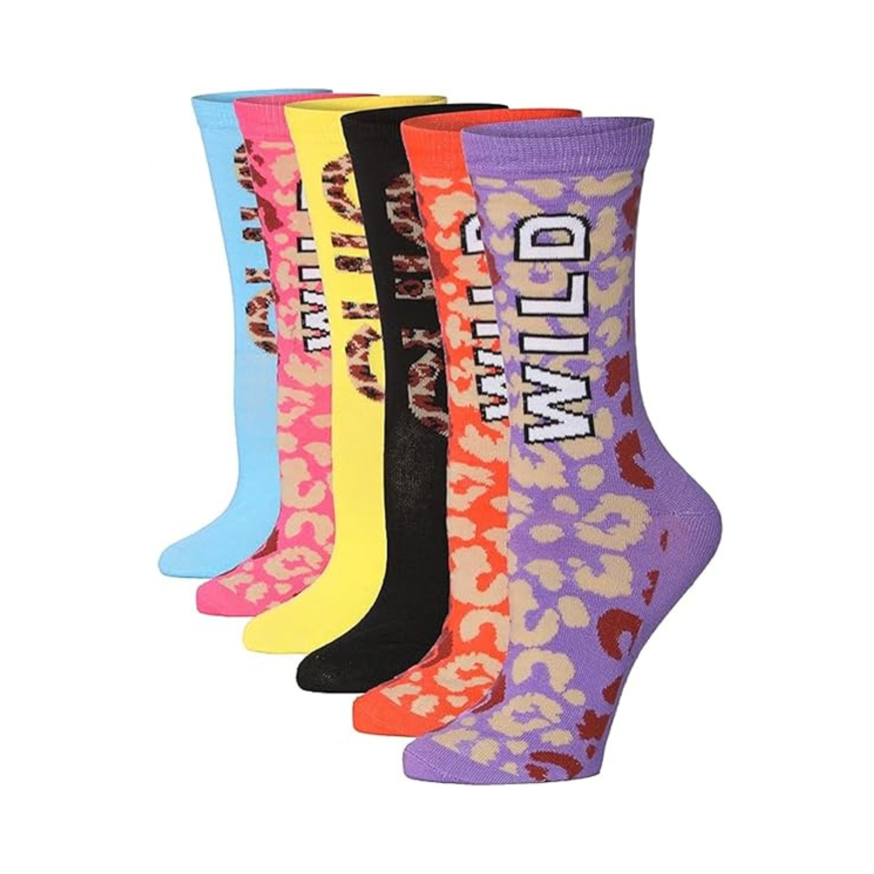 Leopard Crew Socks