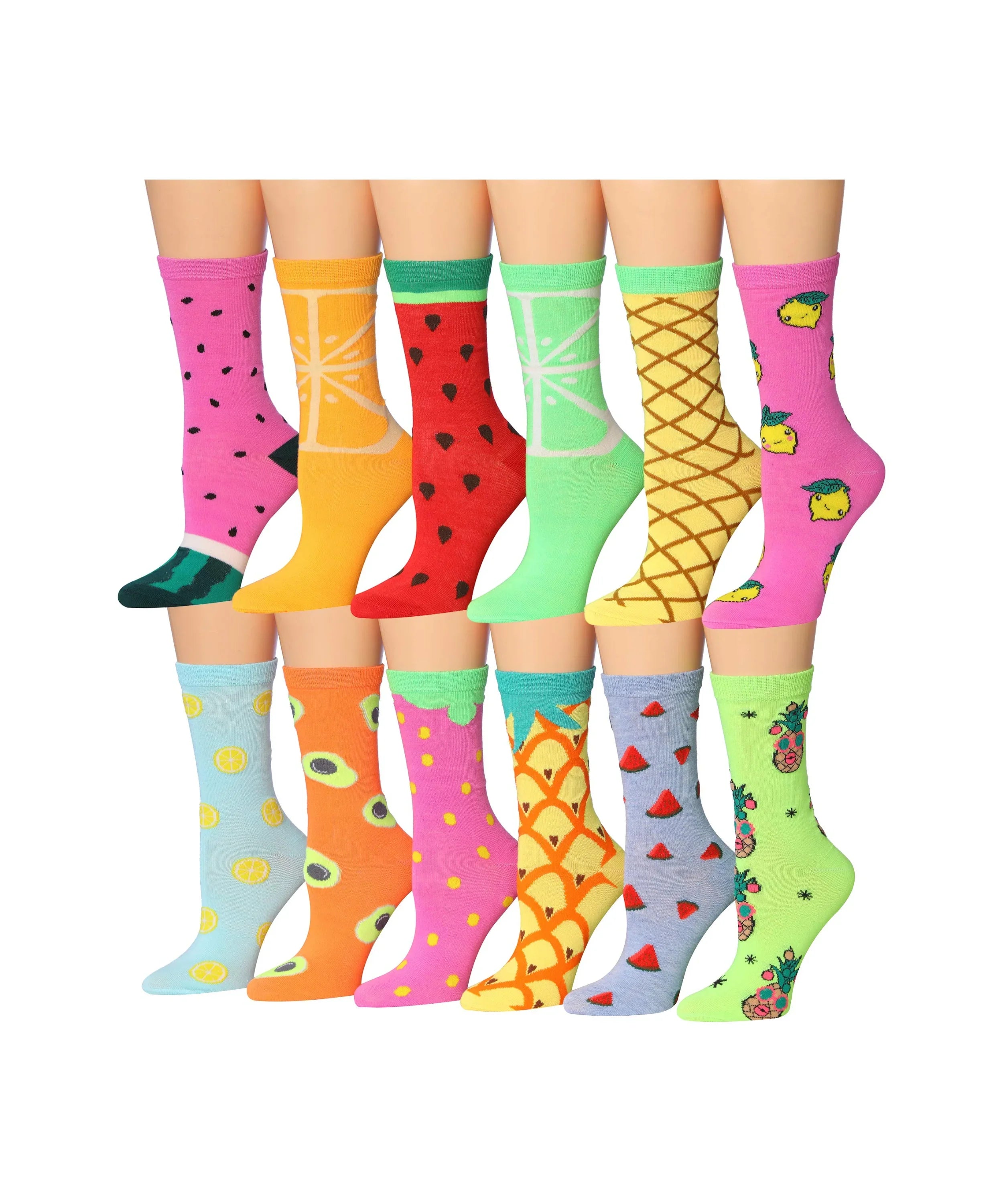 Orange Crew Socks