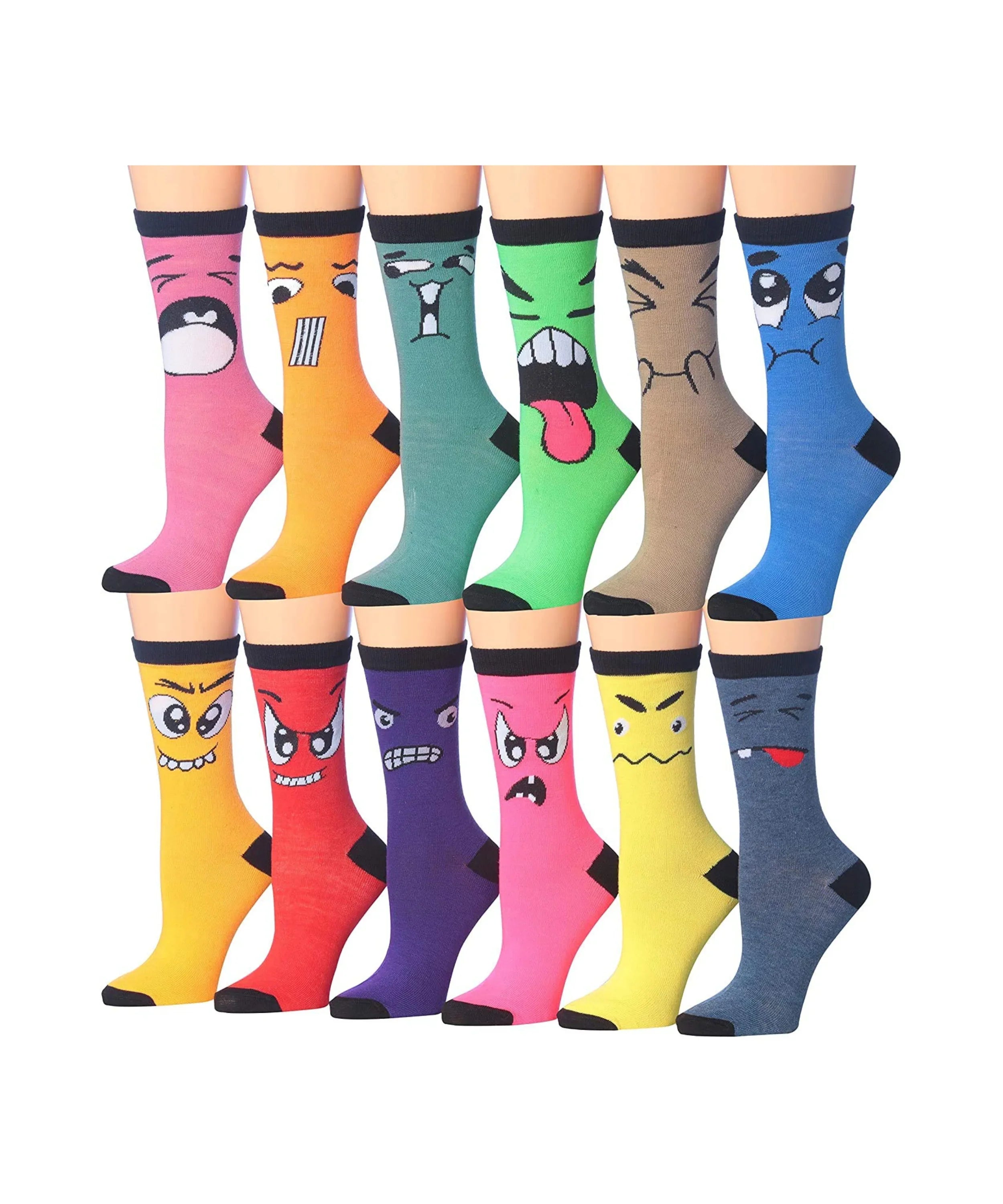 Crazy Face Socks