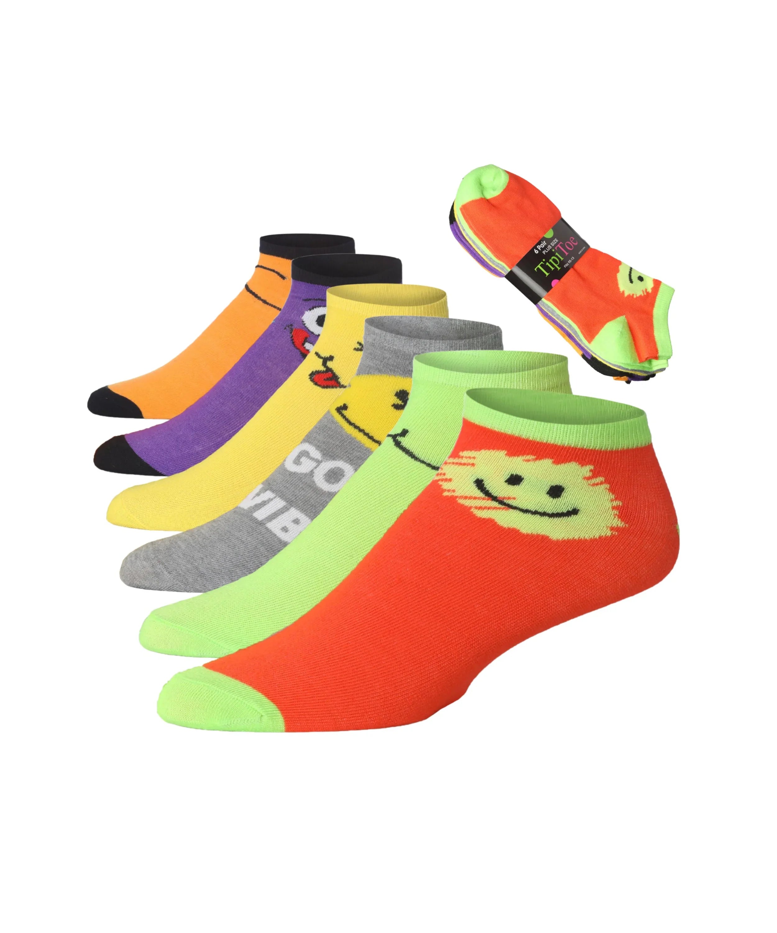 Colorful Patterned Low Cut Socks