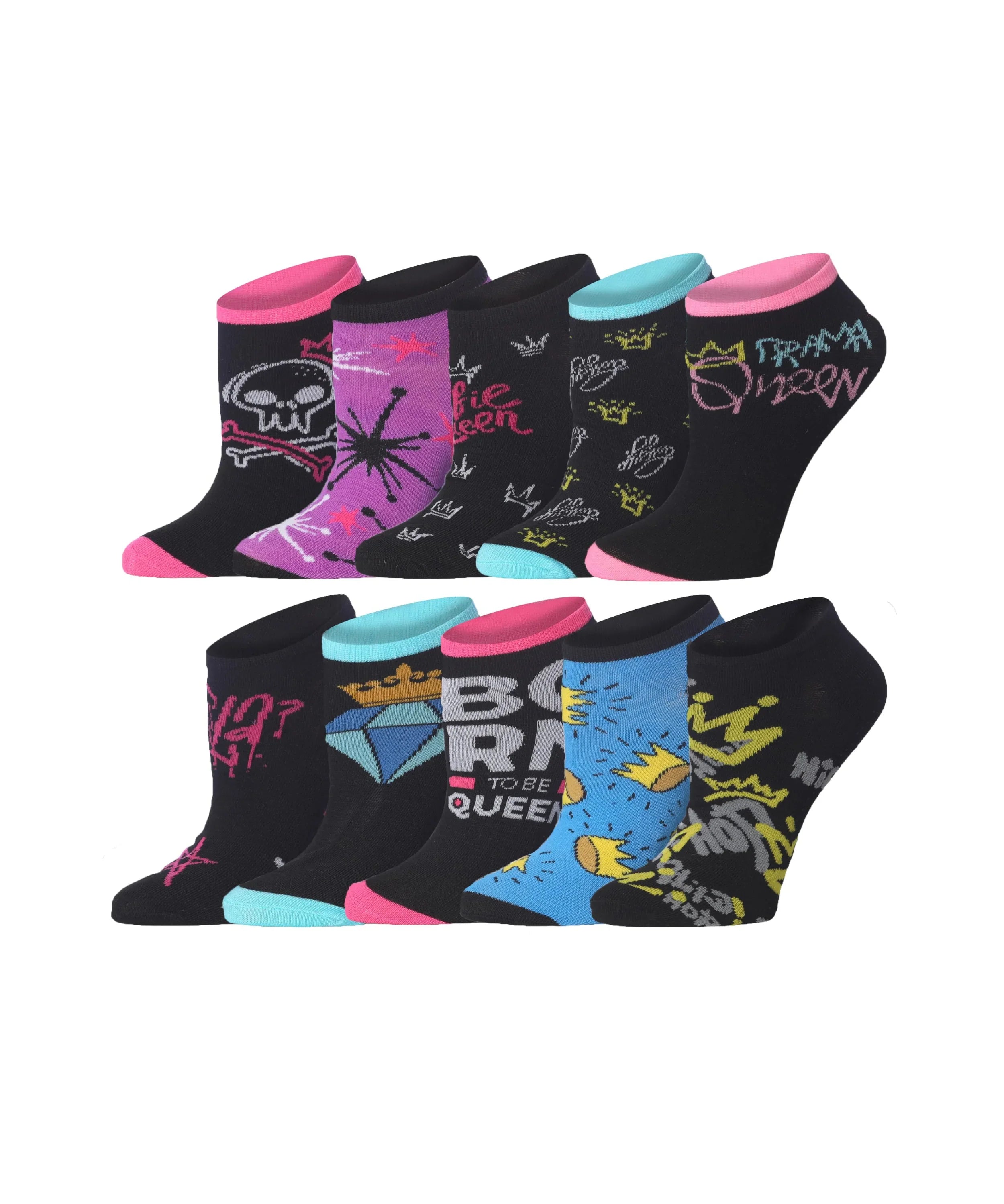 Neon Low Cut Socks