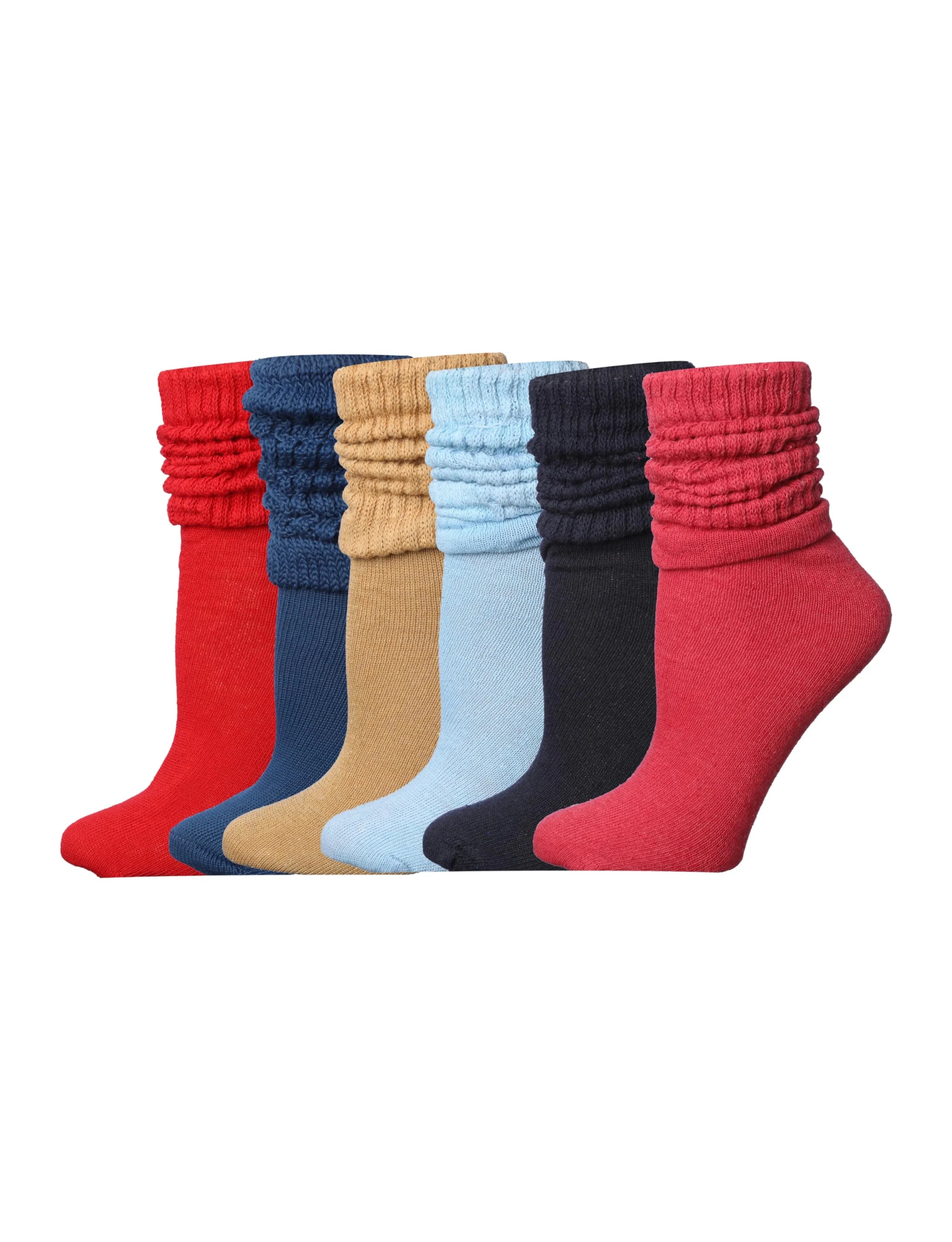 Colorful Slouch Knee High Socks