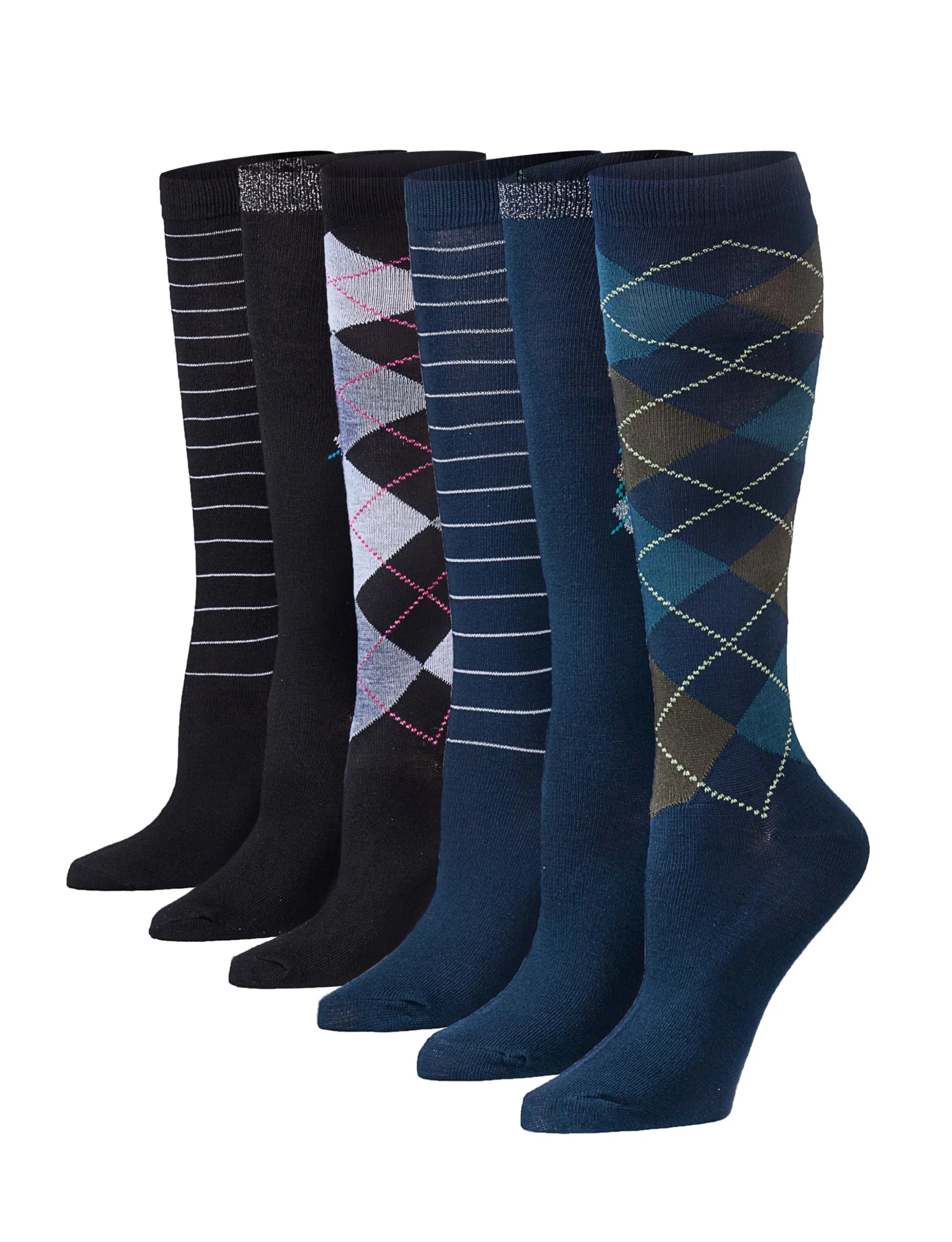 Patterned Knee High Socks