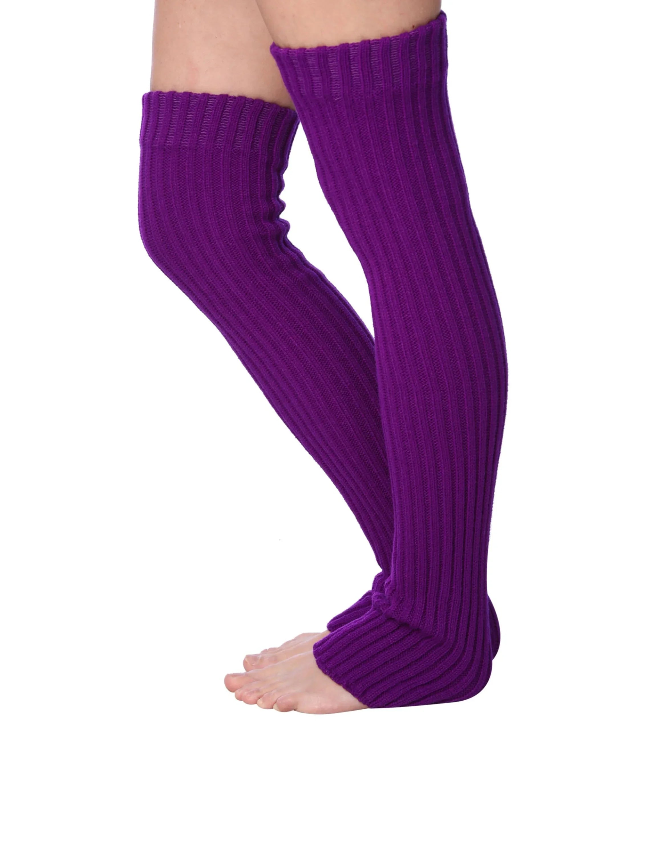 Women's Purple Leg Warmers