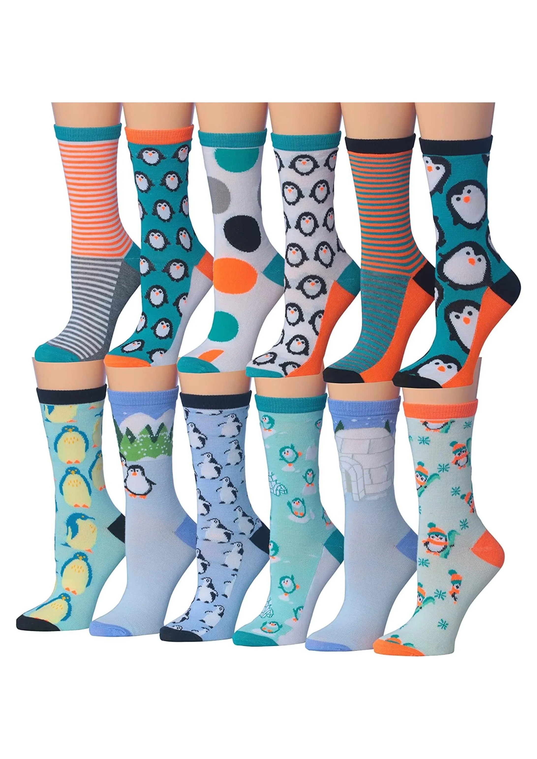 Penguin Pattern Socks