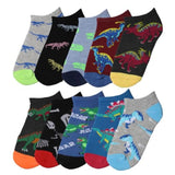 Boys Dinosaur Low Cut Socks