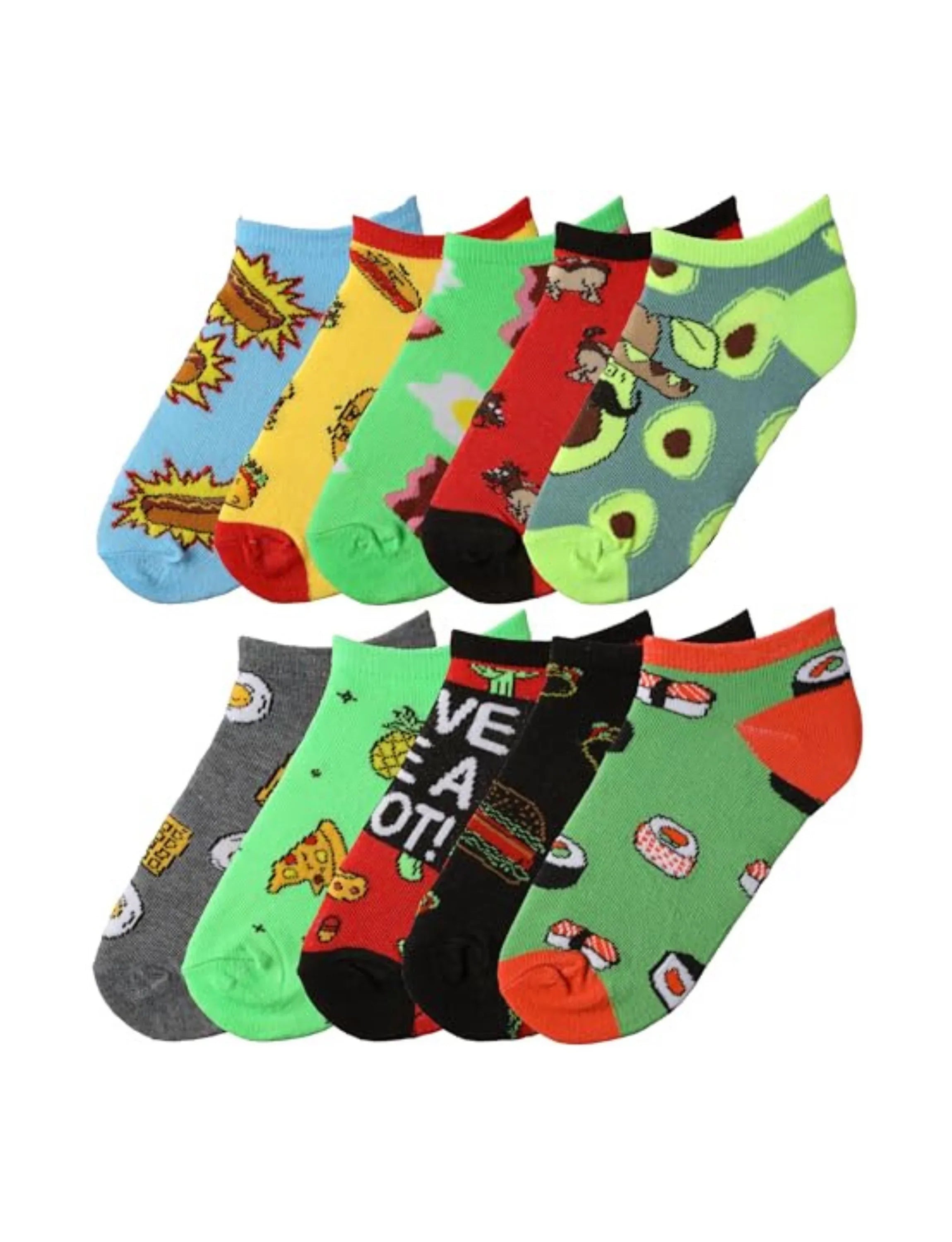 Boys Foodie Low Cut Socks