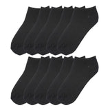 Boys Black Low Cut Socks