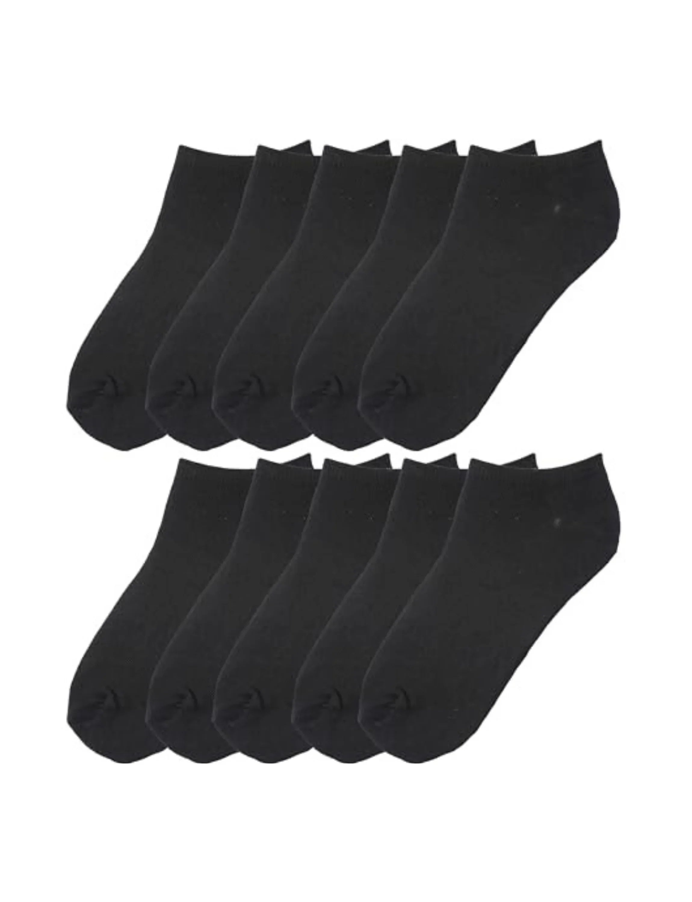 Boys Black Low Cut Socks