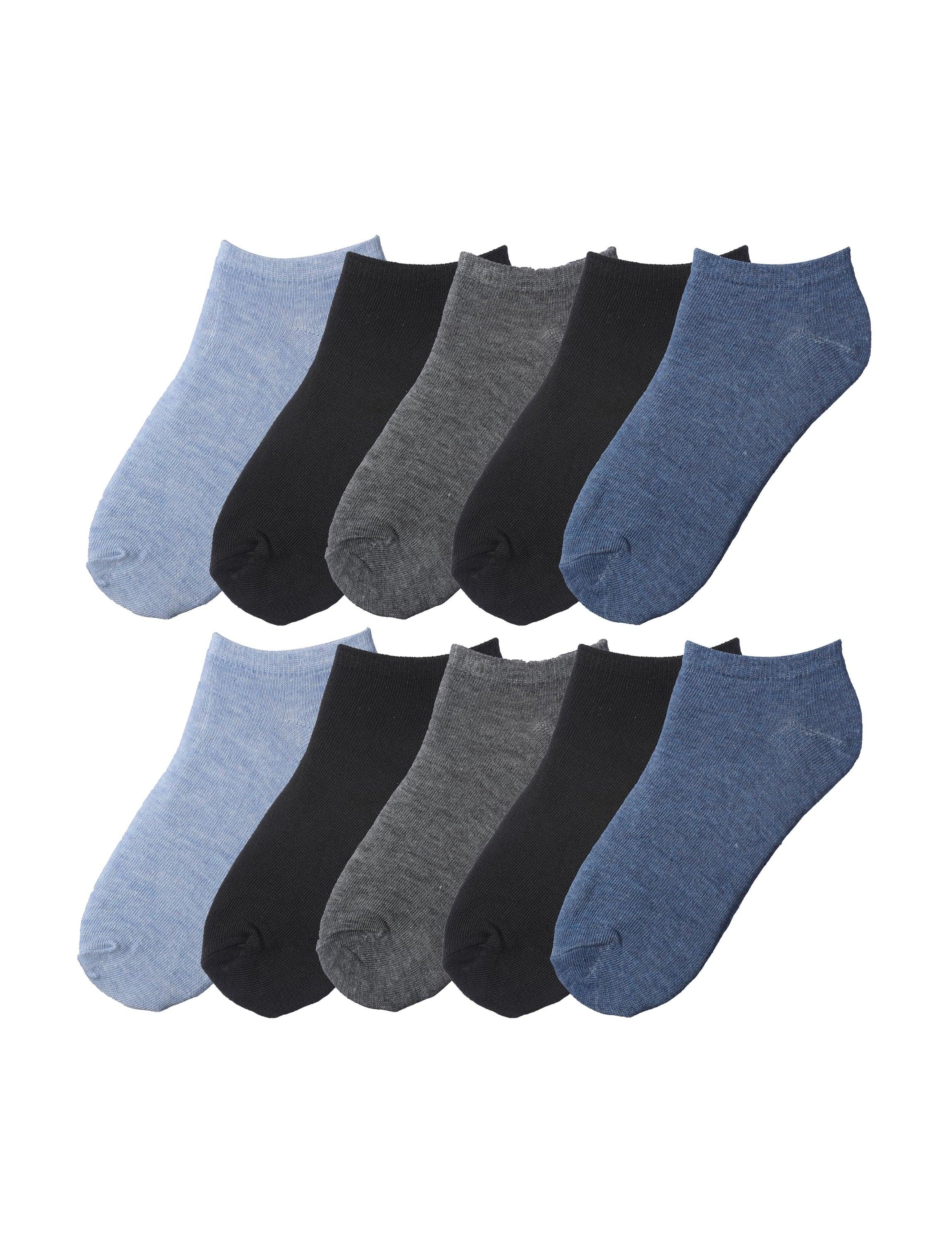 Boys Denim Low Cut Socks