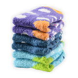 Ocean Fuzzy Socks