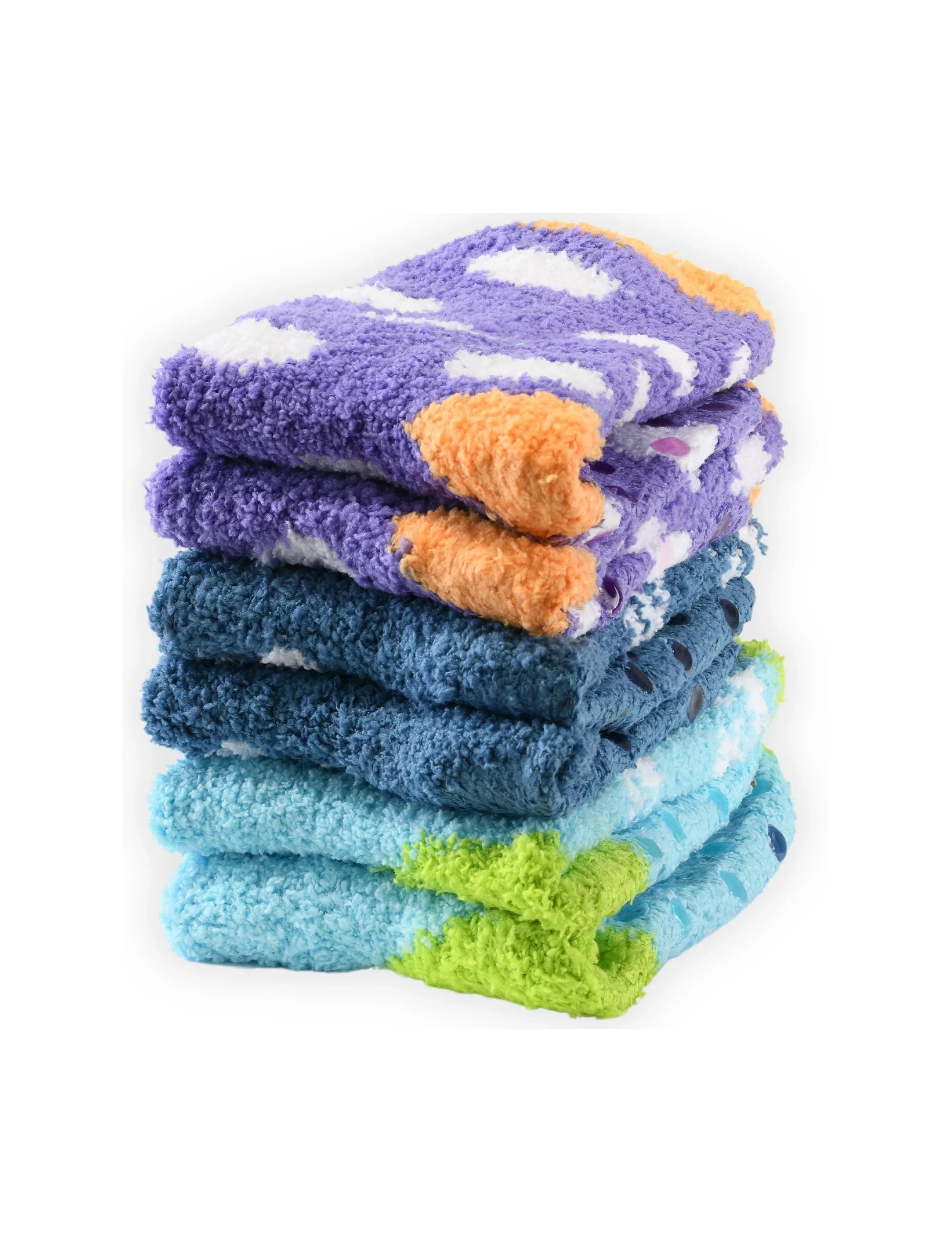 Ocean Fuzzy Socks