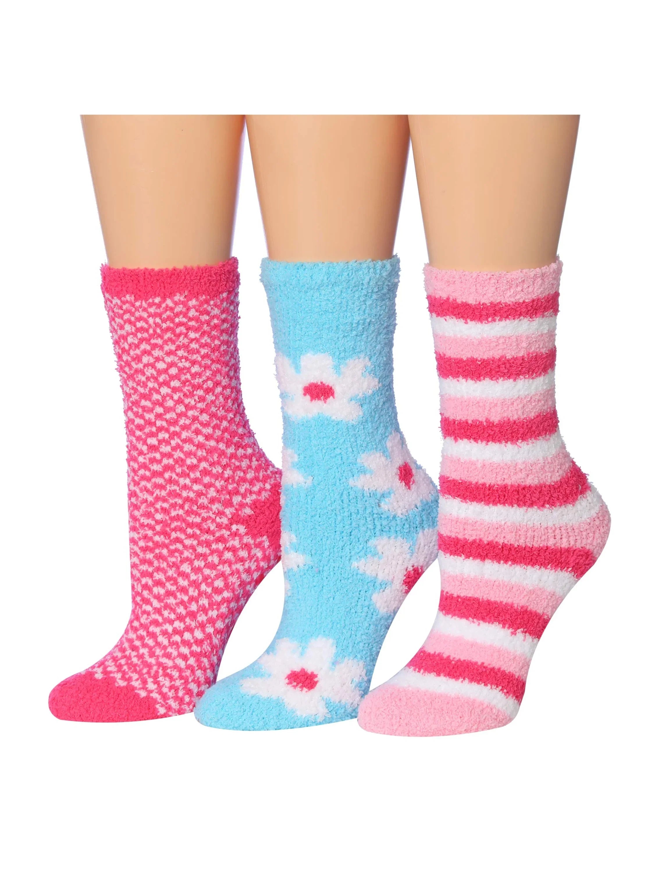 Cotton Candy Fuzzy Socks