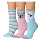 Panda Fuzzy Socks