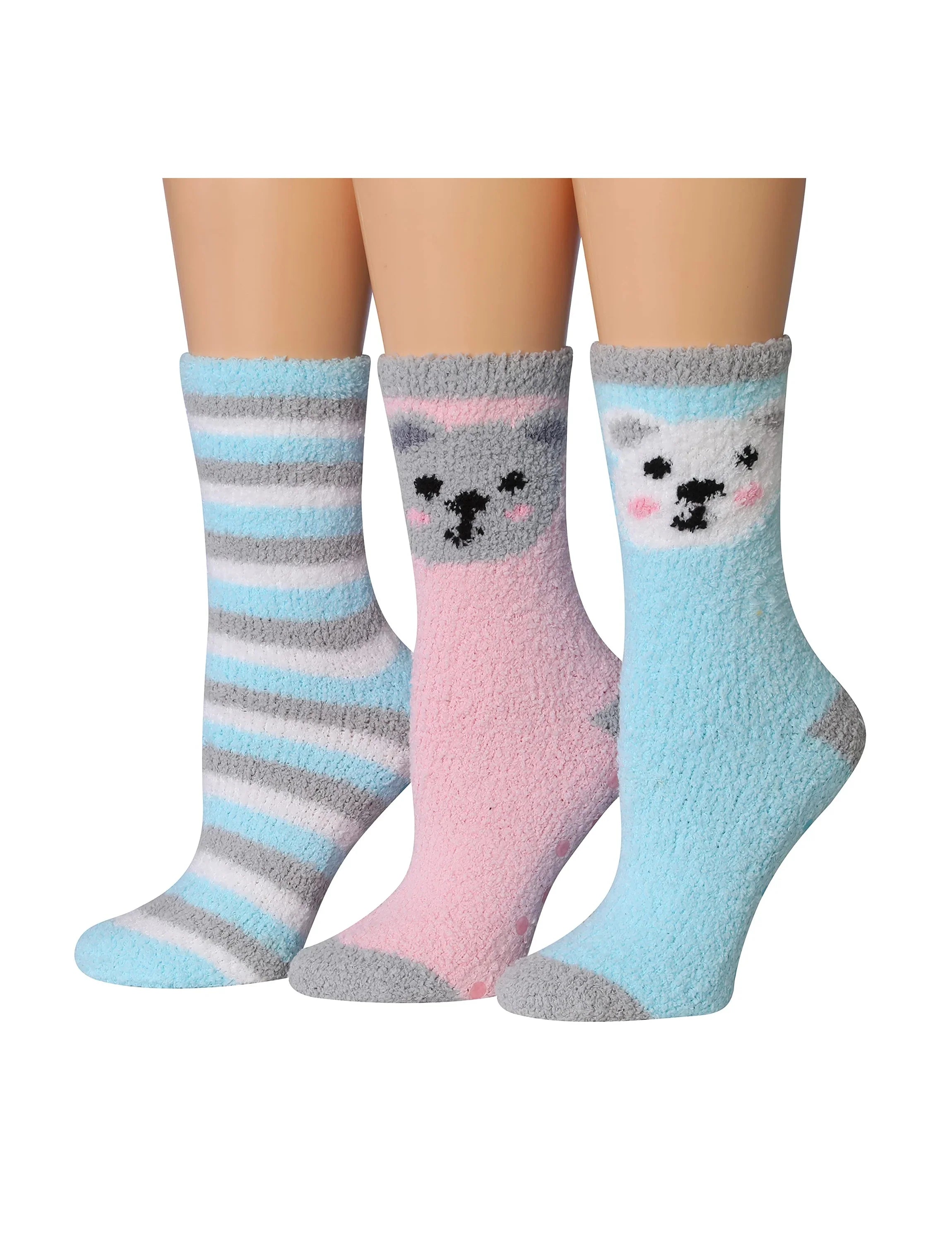 Panda Fuzzy Socks