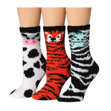 Cheetah Crew Socks