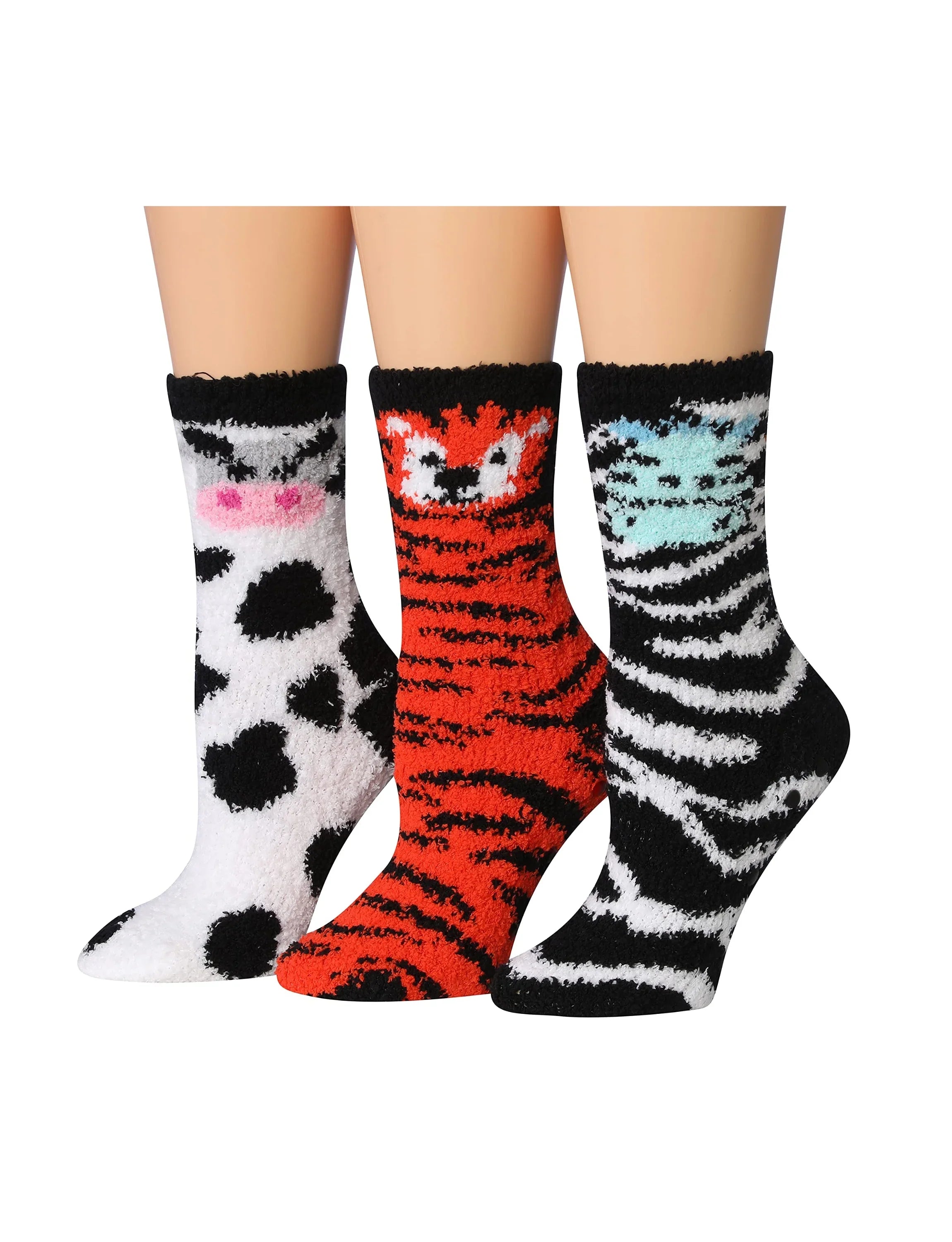 Cheetah Crew Socks