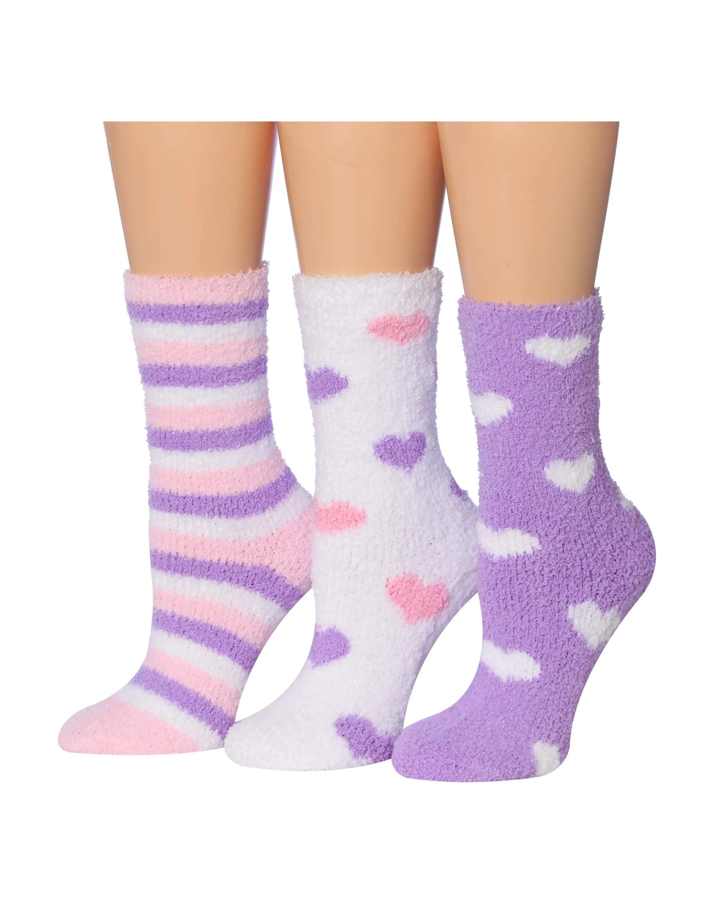 Orchid Fuzzy Socks
