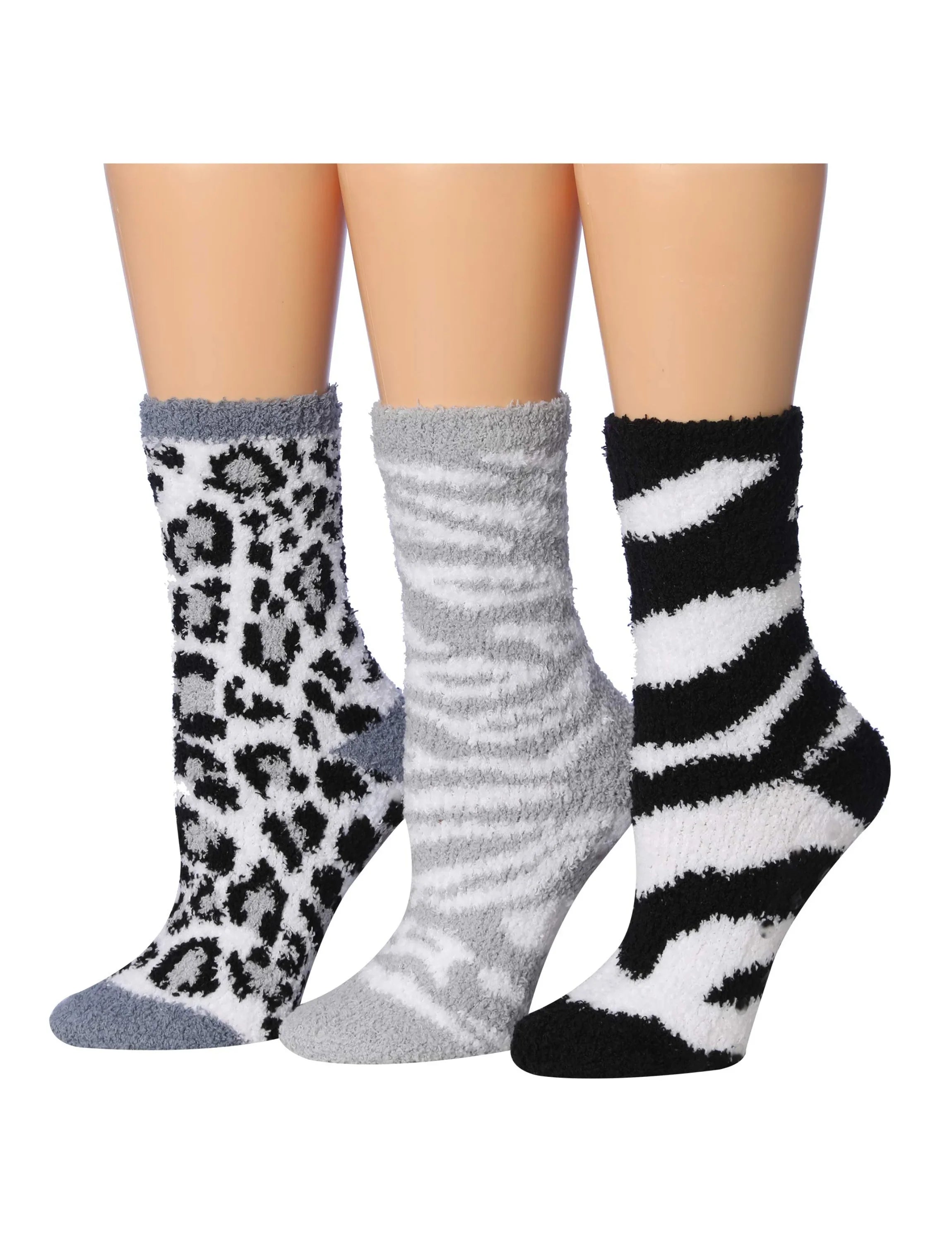 Safari Fuzzy Socks