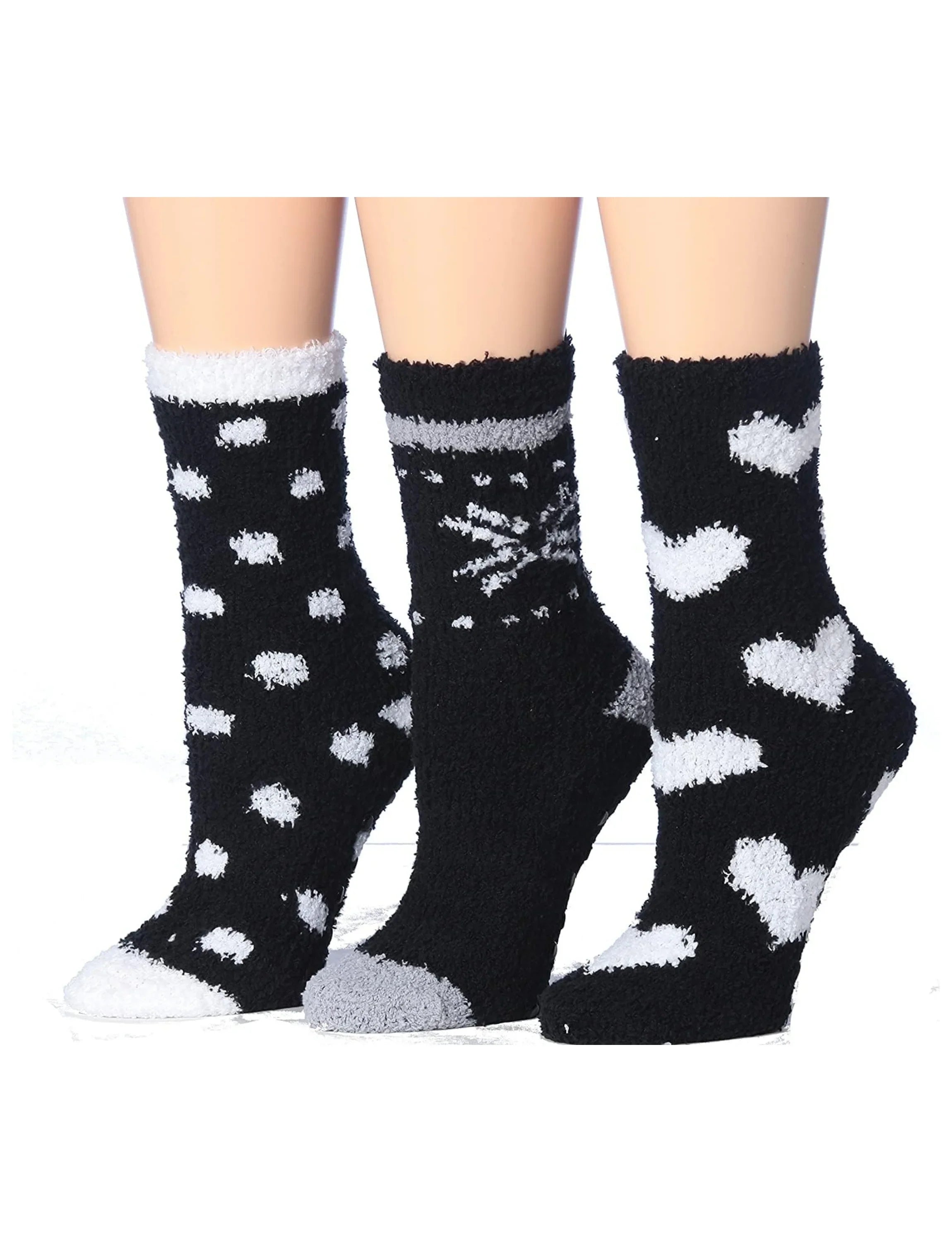 Ebony Love Fuzzy Socks