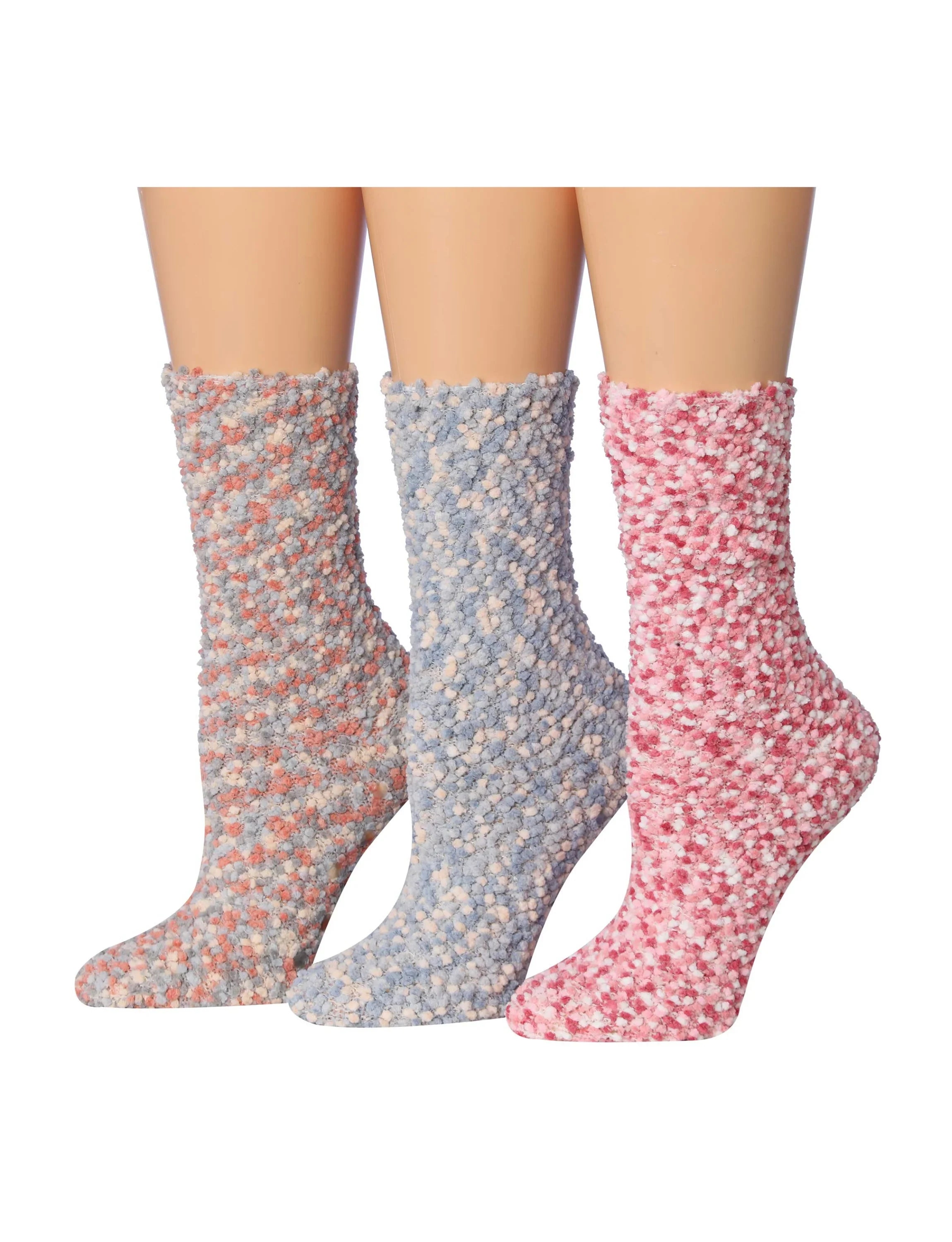 Mocha Fuzzy Socks
