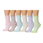 Striped Rainbow Fuzzy Socks