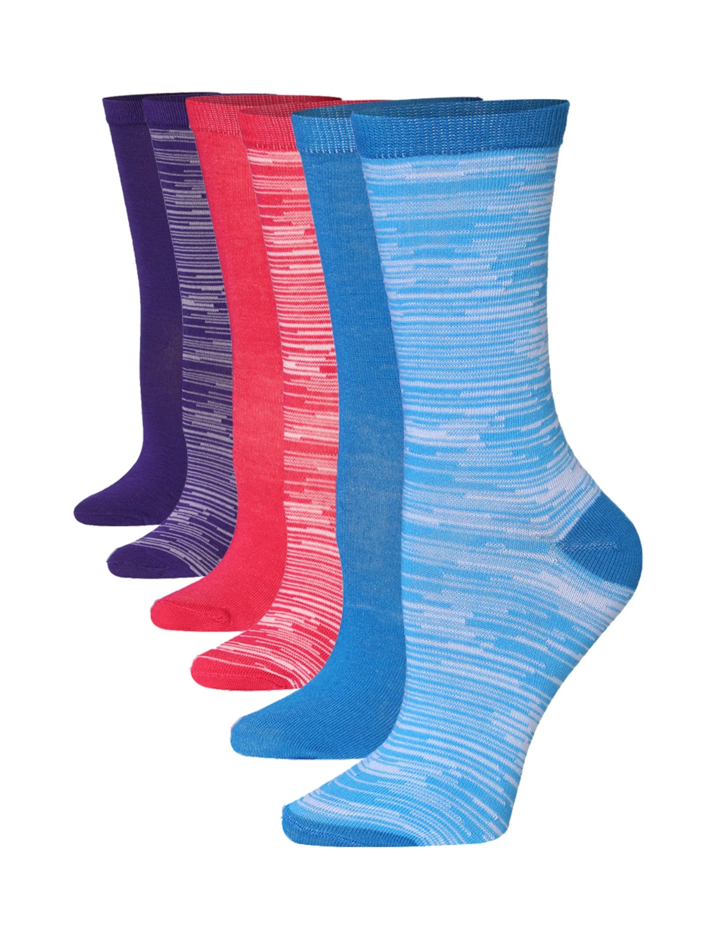 Dye Pattern Dress Socks - 6 Pack Dye Pattern Dress Socks - 6 Pack