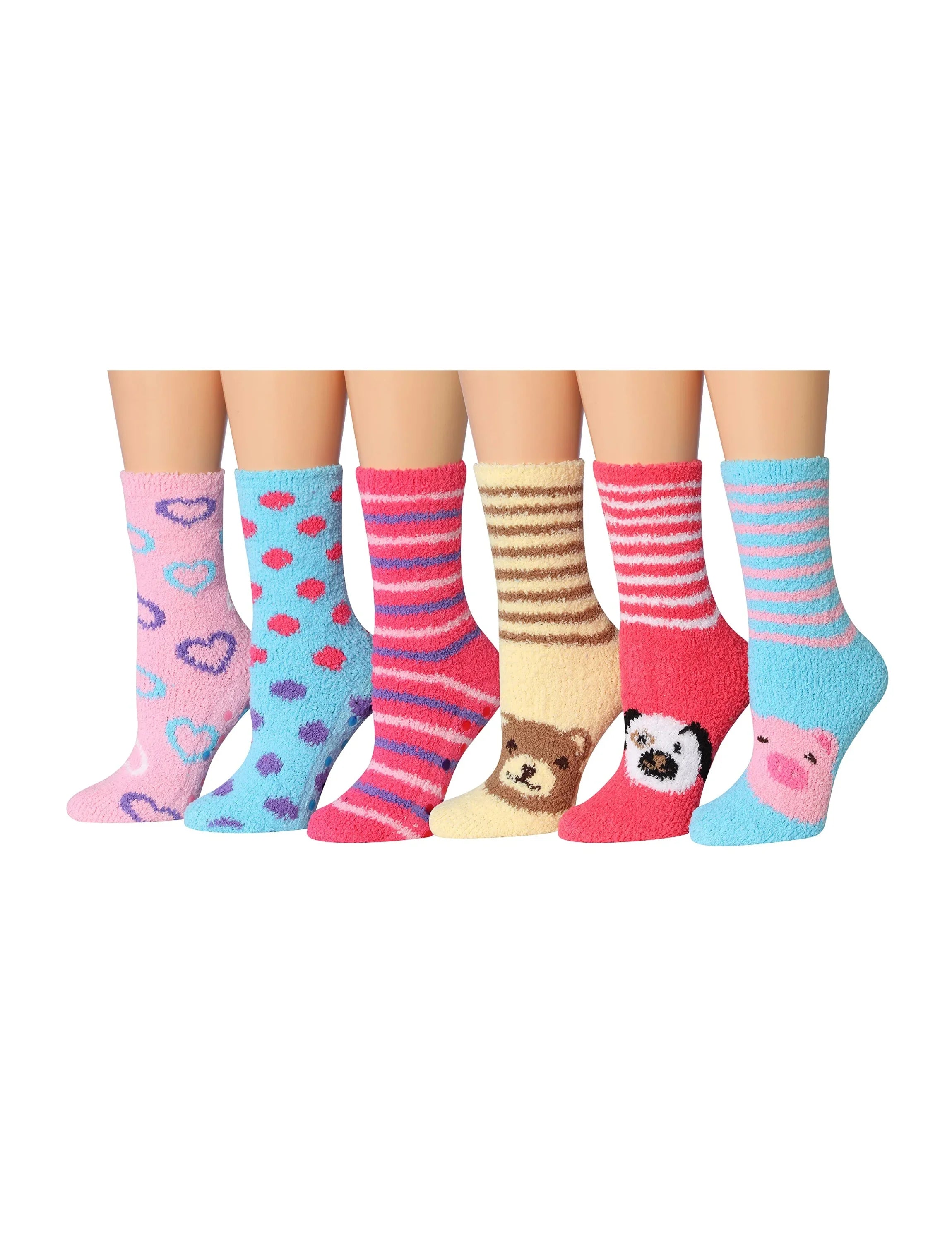 Heart Fuzzy Socks