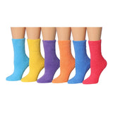 Rainbow Fuzzy Socks
