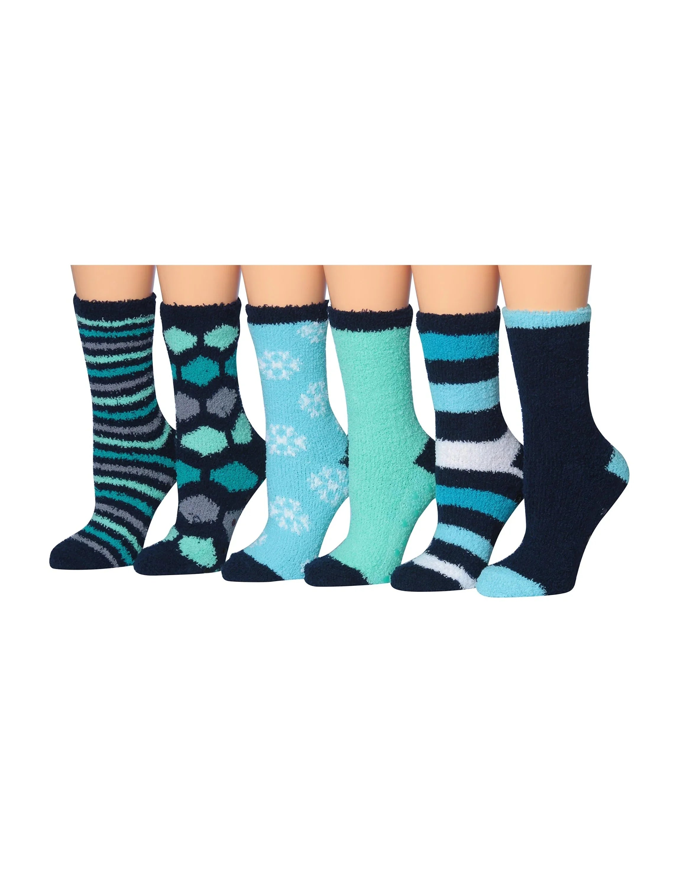 Geometry Fuzzy Socks