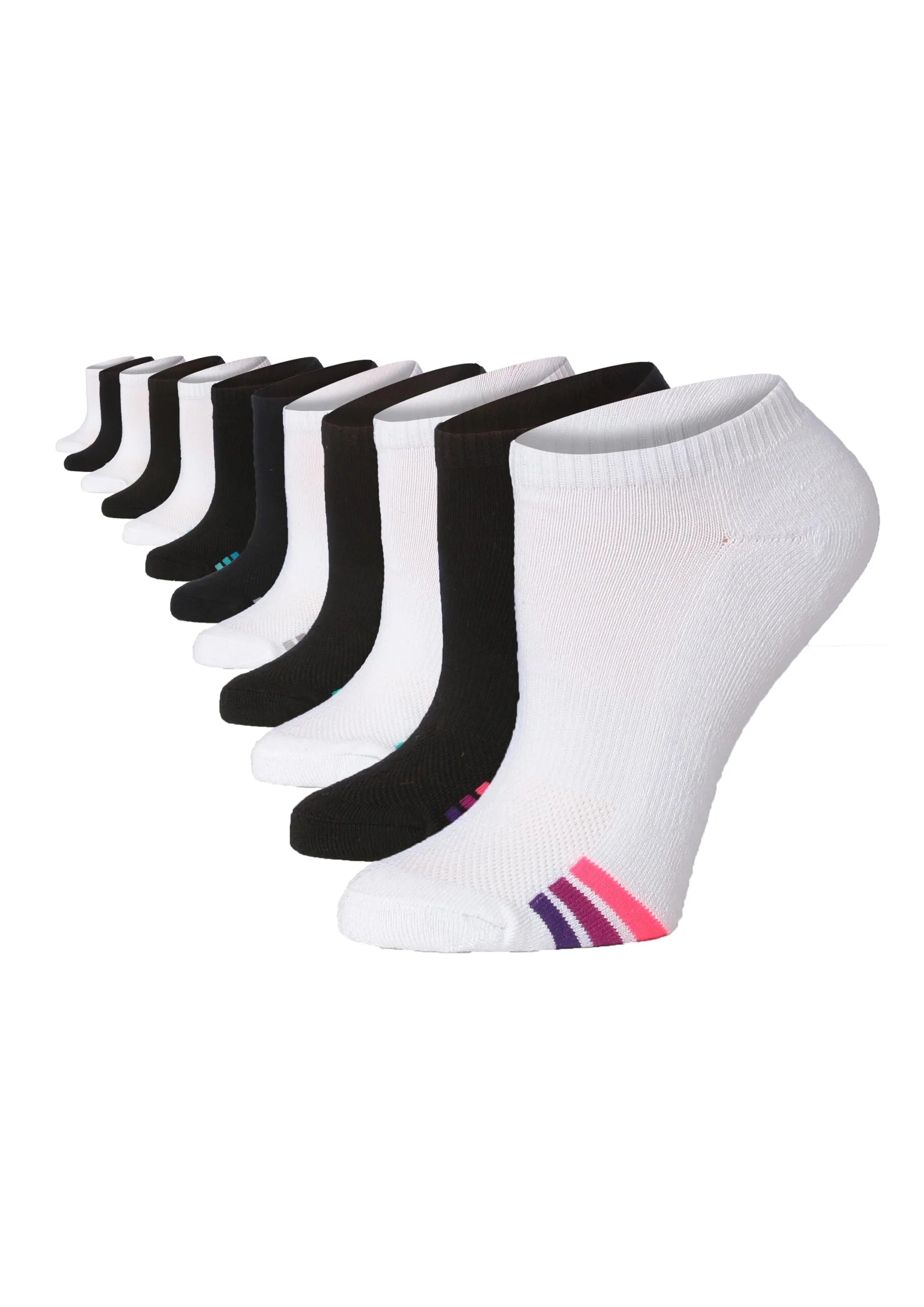 Stripes No Show Socks
