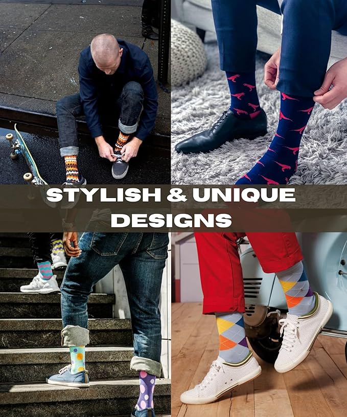 Step Up Your Style Game: The Ultimate Guide to Men’s Novelty Crew Socks