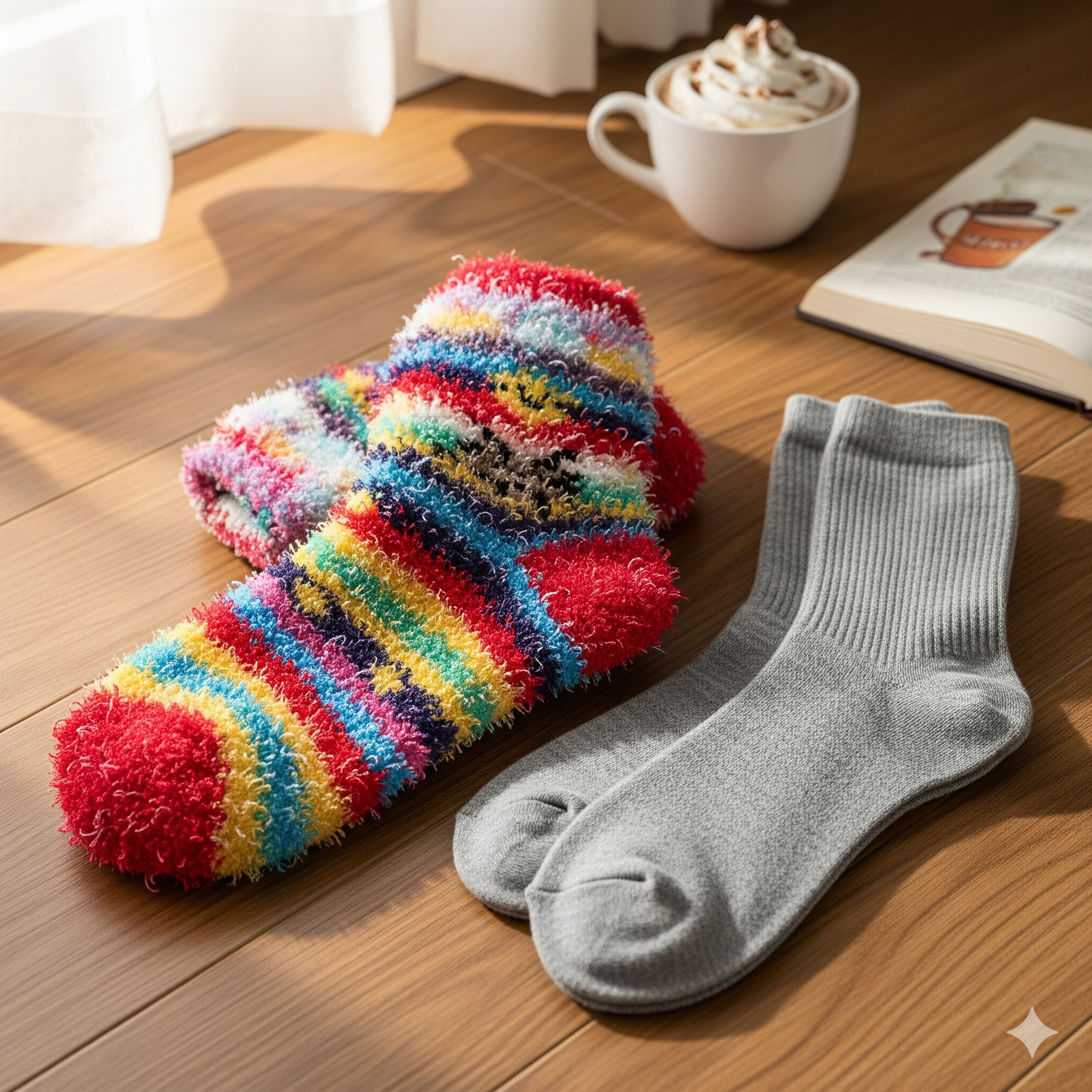 Fuzzy Socks vs. Regular Socks: What’s the Big Deal?