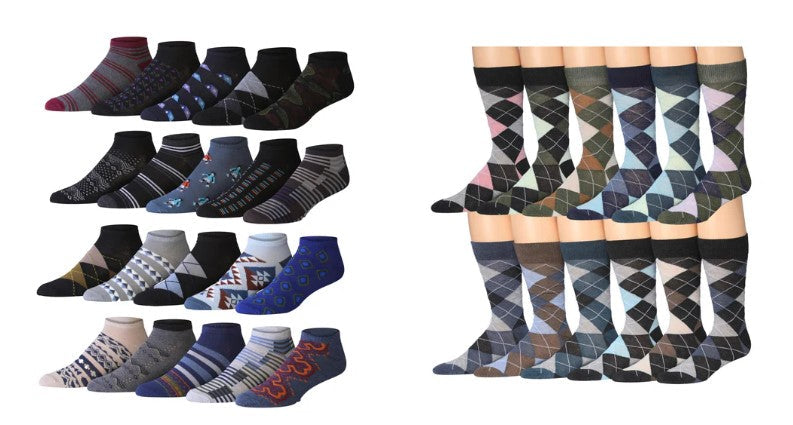 James Fiallo Argyle Designs Socks